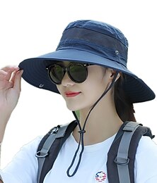 economico -Cappello Cappello da sole Cappello a secchiello Compattabile Protezione UV Traspirante per Cotone Estate Primavera