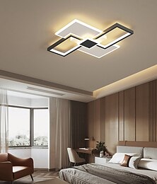 baratos -luz de teto led 37 46 cm formas geométricas luzes embutidas metal estilo moderno acabamentos geométricos pintados led moderno 220-240v