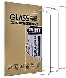 economico -[Confezione da 3] Protezione schermo Per Apple iPhone16 iPhone 15 Pro Max Plus iPhone 14 13 12 11 Pro Max Mini X XR XS Max 8 7 Plus Vetro temperato Anti-impronte Alta definizione (HD) Anti-graffi