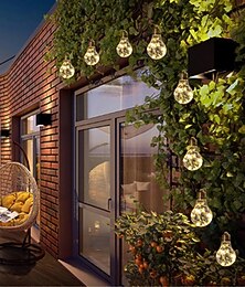 economico -luci a stringa di lampadine solari, luci fatate in filo di rame da 4 m e 10 led, perfette per le feste di Natale