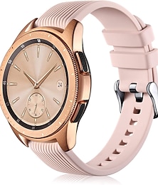 billige -Klokkerem til Samsung Galaxy Watch 7/6/5/4 40/44mm, Galaxy Watch 5 Pro 45mm, Galaxy Watch 4/6 Classic 42/46/43/47mm, Watch 3, Active 2, Gear S2 Myk silikon Erstatning Stropp 20mm Sportsrem Armbånd