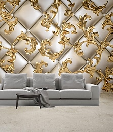 economico -carta da parati murale adesivo da parete che copre stampa foglia d'oro ecopelle 3d su tela decorazioni per la casa per la casa soggiorno camera da letto interni e sfondo tv