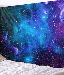 voordelige -zeven sterren hemel patroon tapijt art deco deken gordijn opknoping thuis slaapkamer woonkamer decoratie