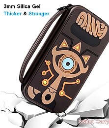 economico -custodia da trasporto zelda per console di gioco switch&amp;amplificatore; accessori custodia rigida in silicone custodia protettiva impermeabile