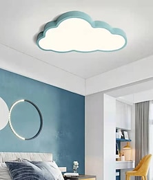 זול -אור תקרה 50 ס"מ תקרה LED בצורת ענן אורות מתכת מתכת בסגנון מודרני אגדה עיצוב קלאסי גימורים צבועים בסגנון נורדי 220-240v