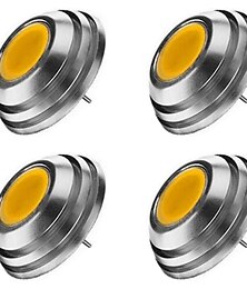 preiswerte -4 stücke g4 super helles ufo regenschirmförmiges downlight führte g4 licht mini maisbirne dc12v cob led high power tube 25x18mm