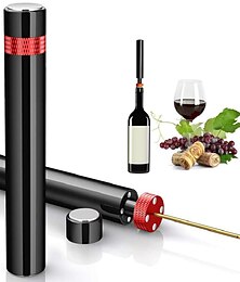 cheap -Air Pump Wine Bottle Opener Safe Portable Stainless Steel Pin Cork Remover Air Pressure Corkscrew Kitchen Tools Bar Accessories