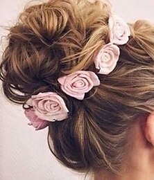 economico -capretto neonate fascia dolce floreale fiocco accessori per capelli blu rosa cipria fasce carine giornaliere