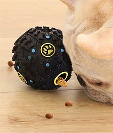 economico -2 pacchi di giocattoli palla per cani giocattoli interattivi per cani palla snack palla che perde per la pulizia dei denti dell'animale domestico/masticazione/playingiq trattare la palla da 2,75