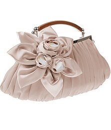 billiga -clutchväskor för kvinnor bärbar aftonväska med blomma för kvällens bröllopsfest