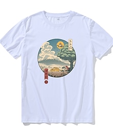 abordables -Totoro Chat Anime Dessin Animé Manga Imprime Harajuku Art graphique Kawaii Pour Homme Femme Adulte Estampage à chaud Quotidien