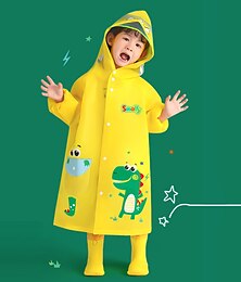 abordables -Unisexe Garçon Fille 3D Dinosaure Imperméable manche longue Eté Printemps Automne Actif Le style mignon Polyester Enfants 3-8 ans Plein Air Vacances Standard
