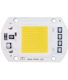 billige -1 stk 50w utral lysende led cob chip 110v 220v input smart ic til gør-det-selv led oversvømmelseslys varm kold hvid