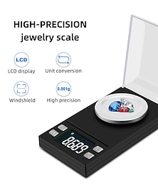 cheap -Digital Scales ±0.001g 50g max high Precision with cover Lab Laboratory Jewelry Diamond Herbs Grams Gold