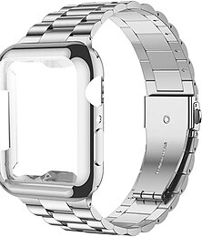 economico -Bracciale a catena Compatibile con Cinturino dell'Apple Watch con caso Chiusura in metallo Fibbia Acciaio inossidabile Cinturino di ricambio per 38mm 40mm 41mm 42mm 44mm 45mm 49mm iwatch Series Ultra