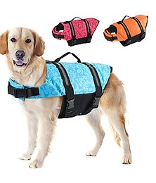 preiswerte -Hund Hundeschwimmweste Reflektierend Verstellbar Sport und Freizeit Sicherheit Strand Pool Hundebekleidung for Husky Golden Retriever Bichon Frise Zwergspitz Klein