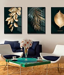 billiga -väggkonst kanvasavtryck målning konstverk bild blommig botaniskt guld heminredning dcor rullad duk ingen ram utan ram osträckt