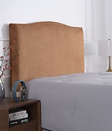 abordables -Funda de terciopelo para cabecero de cama para decoración de dormitorio, fundas elásticas para cabecero de cama, funda protectora a prueba de polvo para cabecero tapizado