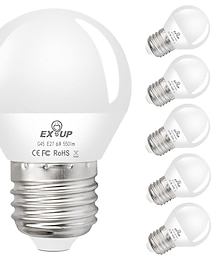 economico -12 pz 6 pz 6 w led globo lampadina 600lm e27 e26 g45 20 perline led smd 2835 60 w alogena equivalente caldo bianco freddo 110-240 v