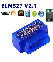 cheap -Elm327 Bluetooth Car Code Reader OBD2 V2.1 Mini OBD 2 Car Diagnostic-Tool Scanner Elm327 OBDII Adapter Auto Engine Diagnostic Tool