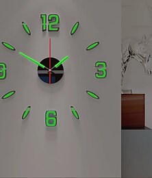 economico -luminoso orologio fai da te casa semplicità silenzioso moda orologio da parete soggiorno adesivi murali creativi orologio da parete camera da letto