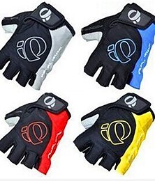 cheap -Bike Gloves Cycling Gloves Fingerless Gloves Half Finger Mountain Bike MTB Road Bike Cycling City Bike Cycling Anti-Slip Breathable Protective Sports Gloves Lycra Yellow Red Blue for Adults' Camping