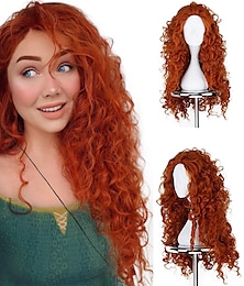 economico -parrucca cosplay coraggiosa s jomico merida parrucca cosplay parrucche di carnevale