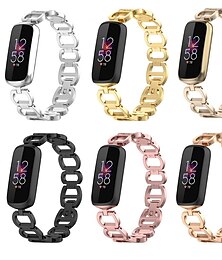 economico -Cinturino per orologio  per Fitbit Luxe Acciaio inossidabile Sostituzione Cinghia Lusso braccialetto Braccialetto di gioielli Polsino
