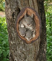 levne -miniaturní figurka zvířátka veverka pohádkové zahradní ozdoby domácí dekorace přátelé dárek bonsai dekor