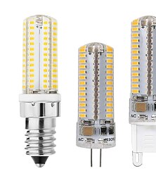 economico -10 pz 4 pz 5 w e14 g4 g9 bi pin led paesaggio lampadina 104 led smd 3014 500lm 50 w alogena equivalente per illuminazione domestica ac110v ac220v