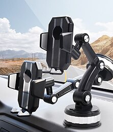 cheap -Car Phone Holder Mount Cell Phone Holder Car Solid & Durable Car Phone Holder Mount for Dashboard Windshield Long Arm Strong Suction Cell Phone Car Mount Thick Case for iPhone Samsung etc All Phones