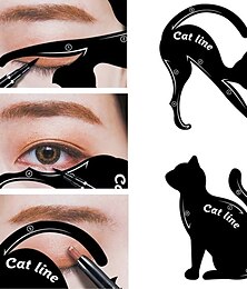 halpa -kaunis iso silmämeikki työkalu musta nestemäinen eyeliner kissan silmän rajaus stensiili silmä nuoli piirustus stensiili meikki työkalut