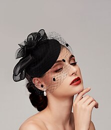 preiswerte -Feder / Netz Fascinatoren / Hüte / Kopfbedeckung mit Feder / Kappe / Blume 1 PC Hochzeit / Pferderennen / Damentag Kopfschmuck