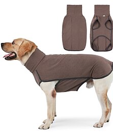 abordables -chien collants chien pyjamas noël automne et hiver chien vêtements chaud maison chien col haut pull coton manteau vêtements pour animaux de compagnie chien vêtements