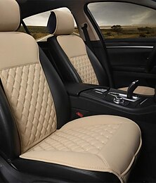 abordables -2 piezas Protector de asiento de coche para Asientos delanteros Suave Cómodo Fácil de Instalar para