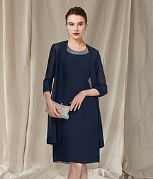 abordables -châle&amp;envelopper les femmes envelopper les invités de mariage pur élégant 3/4 manches en mousseline de soie enveloppes de mariage avec une couleur pure pour événement / fête printemps&amp; été