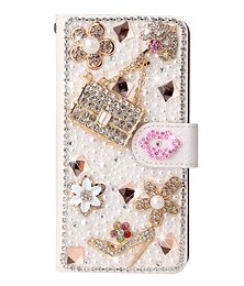 cheap -Phone Case For Samsung Galaxy S24 S23 S22 S21 S20 Plus Ultra A54 A34 A14 A73 A53 A33 Note 20 10 Wallet Case Glitter Shine Dustproof Kickstand Glitter Shine PU Leather
