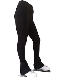 preiswerte -Hosen für den Eiskunstlauf Damen Mädchen Eislaufen Leggings Unten Schwarz Rosa Königsblau Vlies Spandex Hochelastisch Ausbildung Professionell Wettbewerb Eiskunstlaufkleidung warm Handgemacht