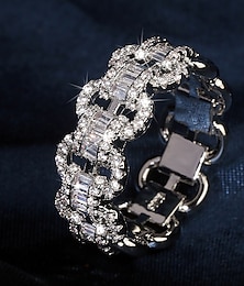 economico -Anello a fascia Matrimonio Classico Argento Rame Moda Semplice 1 pc / Per donna / Regalo