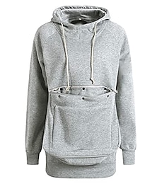 abordables -Sweat à Capuche avec Poche pour Animaux Pet-pouch-hoodie Doux Confortable Tenue Quotidienne Intérieur Week-end Vêtements de Maison Vêtements pour Chiens