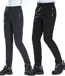 levne -Pánské Pracovní kalhoty Fleecové kalhoty Softshellové kalhoty Zima Venkovní Zahřívací Větruvzdorné Lehká váha Pohodlné Spodní část oděvu Pánské černé Dámy černé Lov Lyže Rybaření M L XL XXL XXXL