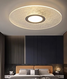 billiga -45 cm led taklampor ice crack design metallmålad finish modern 220-240v