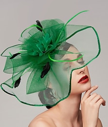 economico -Fascinators  cappelli  copricapo con piuma  berretto  fiore 1 PC Matrimonio  Corse di cavalli  Melbourne Cup copricapo per impressionare al giorno della corsa