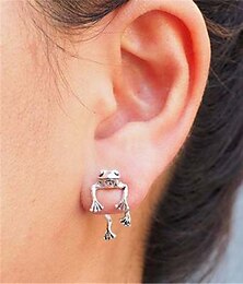 economico -Per donna Orecchini Moderno Strada Animali Orecchino / Argento / Autunno / Inverno / Primavera / Estate