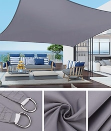 cheap -Outdoor Shade Sail Spot Thickened Polyester Oxford Cloth Waterproof Quadrilateral Sail Uv-Resistant Canopy Awning