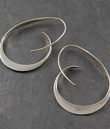 economico -Per donna Orecchini Moderno Strada Geometria Orecchino / Oro / Argento / Autunno / Inverno / Primavera