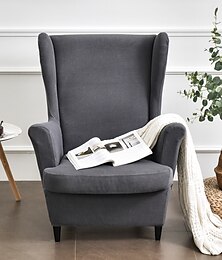 economico -stretch wing chair slipcover with seat cover spandex divano copre wingback poltrona copre solido mobili protezione per soggiorno strandmon copertura della sedia