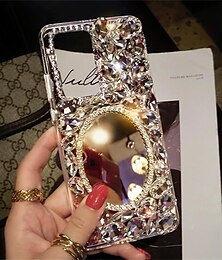 cheap -Phone Case For Samsung Galaxy S24 S23 S22 Plus  Ultra A54 A34 A14 A73 A53 A33 Note 20 10 Back Cover Mirror Shockproof Crystal Diamond TPU