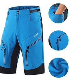 abordables -Arsuxeo Homme Short Vélo Short VTT Velo Cyclisme Vélo Cuissard Short Pantalons Confortable VTT Vélo tout terrain Vélo Route Des sports Respirable Séchage rapide Evacuation de l'humidité Zip étanche