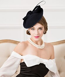 economico -Fascinatori Cappelli Copricapo Cappello a Disco di Lana Matrimonio Corse di Cavalli Giorno delle Donne Cocktail Elegante Con Copricapo Copricapo vestire per impressionare Giorno della corsa Vestito